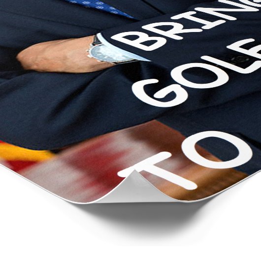 Anti-Bama-Poster Poster (Ecke)