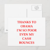 Anti-Bama-Witz Postkarte (Vorne/Hinten)