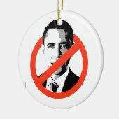 ANTI-BARACK OBAMA - KERAMIK ORNAMENT (Links)