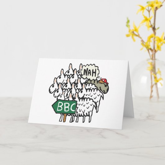 Anti BBC Karte (Gelbe Blume)