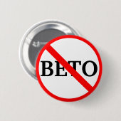 Anti Beto O'Rourke Button (Vorne & Hinten)