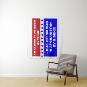 Anti Biden Afghanistan Left For Dead Wandteppich (Beispiel)