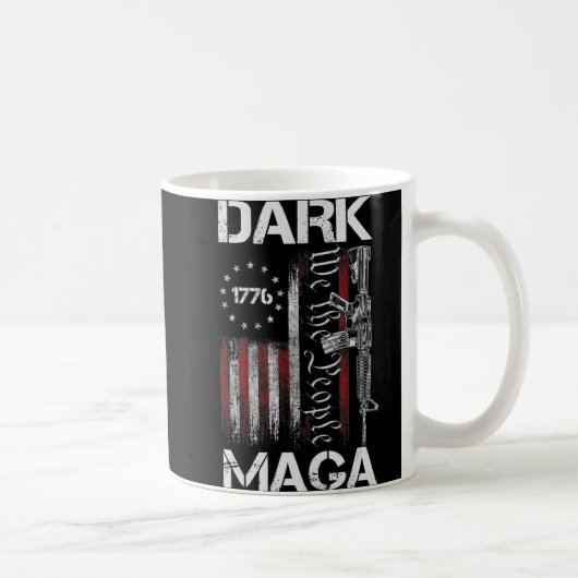 ANTI-BIDEN DARK MAGA UNTERSTÜTZUNG TRUMP KAFFEETASSE (Rechts)