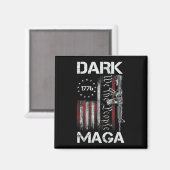 ANTI-BIDEN DARK MAGA UNTERSTÜTZUNG TRUMP MAGNET (Vorderseite/Rückseite)