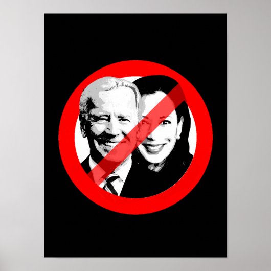 ANTI BIDEN HARRIS POSTER (Vorne)