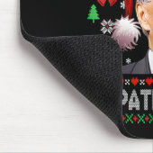 Anti Biden Merry St Patricks Day Ugly Christmas.p Mousepad (Ecke)