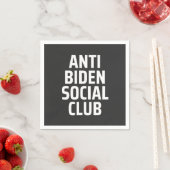 Anti Biden Social Club Serviette (Beispiel)