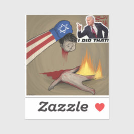 Anti-Biden-Sticker-Biden-Völkermord Aufkleber