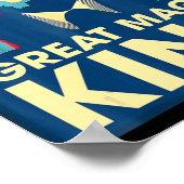 Anti Biden The Great Maga King Fun Trump Ultra Mag Poster (Ecke)