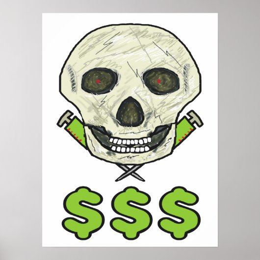 Anti Big Pharma Poster (Vorne)