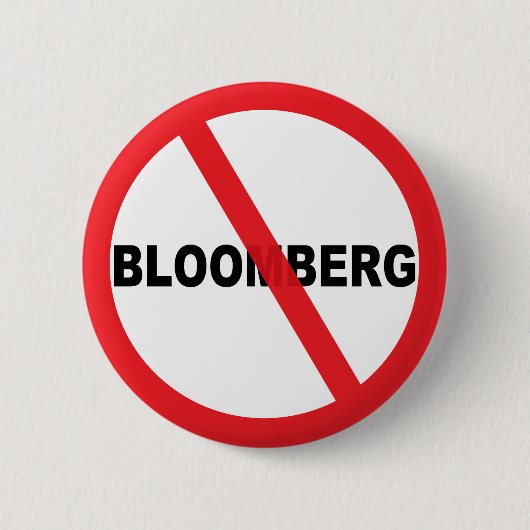 Anti Bloomberg Button (Vorderseite)