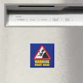 ANTI-BREXIT, Herabfallendes britisches Warnschild: Magnet (In Situ (Geschirrspüler))
