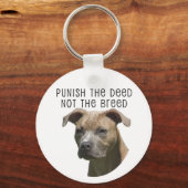 Anti-BSL bestraft die Tat, nicht den Schlüsselanhä Schlüsselanhänger (Vorderseite)