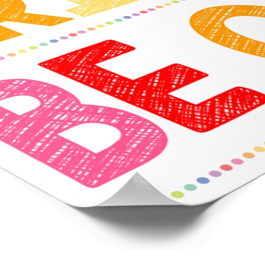 Anti Bully Classroom Poster (Ecke)