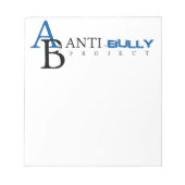 Anti-Bully-Projekt Notizblock (Vorderseite)