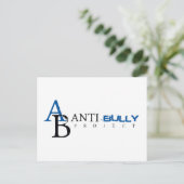 Anti-Bully-Projekt Postkarte (Stehend Vorderseite)