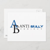 Anti-Bully-Projekt Postkarte (Vorne/Hinten)