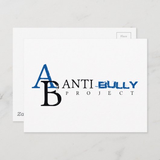 Anti-Bully-Projekt Postkarte (Vorne/Hinten)