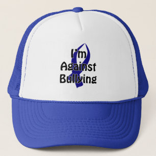 Anti-Bullying Blue Ribbon Truckerkappe