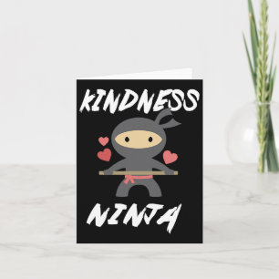 Anti Bullying Fun Kindness Ninja School Lehrer St. Karte