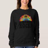 Anti Bullying Hippie Retro Teacher Rainbow Kindnes Sweatshirt (Vorderseite)
