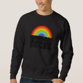 Anti Bullying Hippie Retro Teacher Rainbow Kindnes Sweatshirt (Vorderseite)