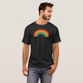 Anti Bullying Hippie Retro Teacher Rainbow Kindnes T-Shirt (Vorne ganz)