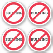 Anti Bullying Small Sticker (Vorderseite)
