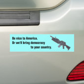 Anti-Bush Autoaufkleber (Auf Auto)