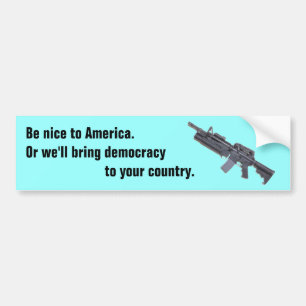 Anti-Bush Autoaufkleber