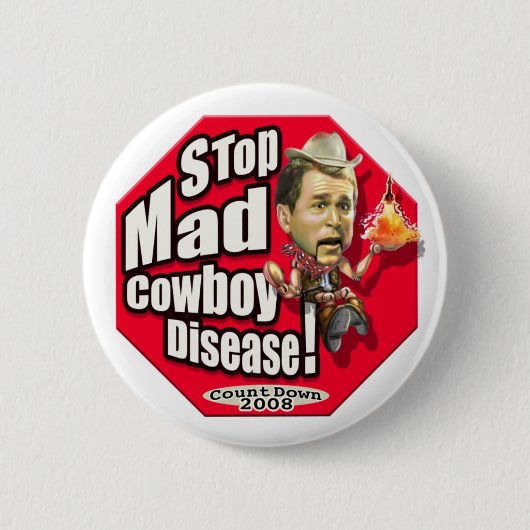 Anti-Bush Knopf Button (Vorderseite)