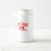 Anti-Bush Universität Bierglas (Vorderseite Links)