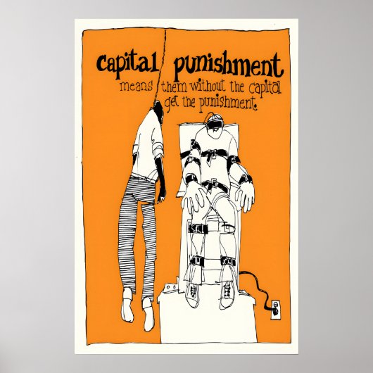 Anti Capital Punishment Poster Political Human (Vorne)