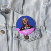 Anti-Carly Fiorina für Präsidenten Button (Beispiel)