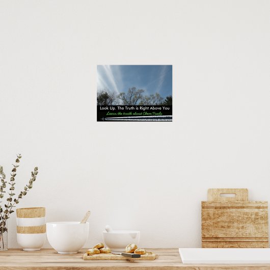 Anti Chem Trail Educational Poster (Küche)