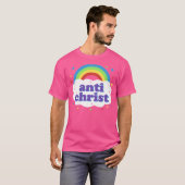 Anti-Christ Niedlich Kawaii Rainbow T-Shirt (Vorne ganz)
