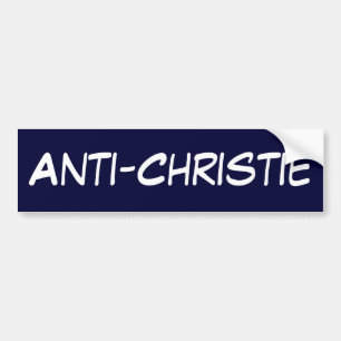 Anti-Christie Autoaufkleber