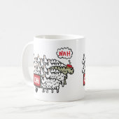 Anti CNN Kaffeetasse (Vorderseite Links)