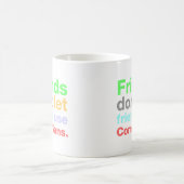 Anti-Comic ohne Schriftart Kaffeetasse (Mittel)