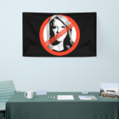 Anti-Conway - AntiKellyanne Conway Banner (Messeveranstaltung)