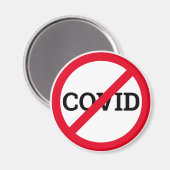Anti COVID Magnet (Vorderseite/Rückseite)