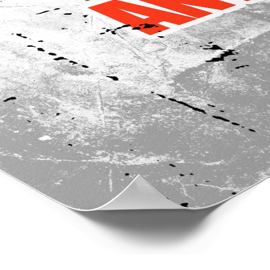 Anti-Cruz Poster (Ecke)