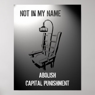 Anti-Death-Penalty-Poster-Print Poster