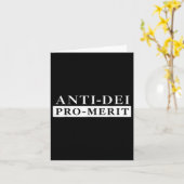 Anti Dei Pro Merit Funny Karte (Gelbe Blume)