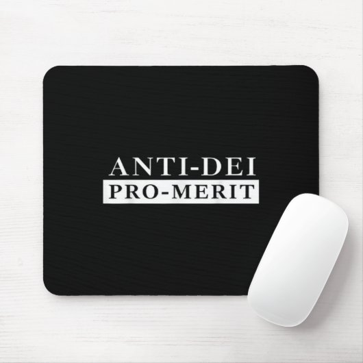Anti Dei Pro Merit Funny Mousepad (Mit Mouse)