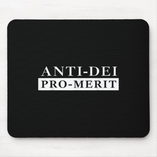 Anti Dei Pro Merit Funny Mousepad (Vorne)