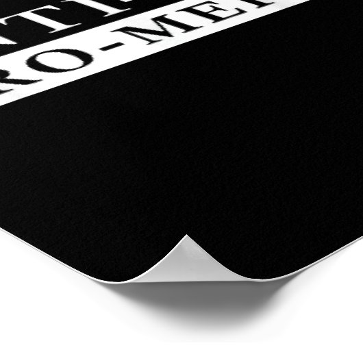 Anti Dei Pro Merit Funny Poster (Ecke)