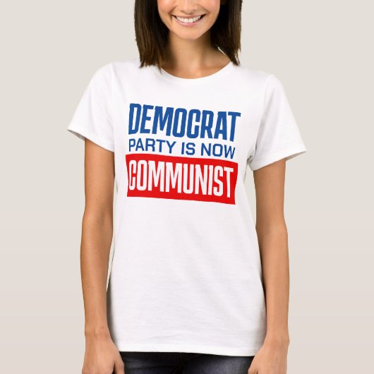 Anti-Demokrat Party Pro-Republikaner T-Shirt (Vorderseite)