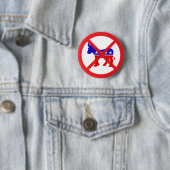 Anti-Demokrat populäre Politik Button (Beispiel)
