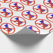 Anti-Demokrat populäres politisches Geschenkpapier (Ecke)